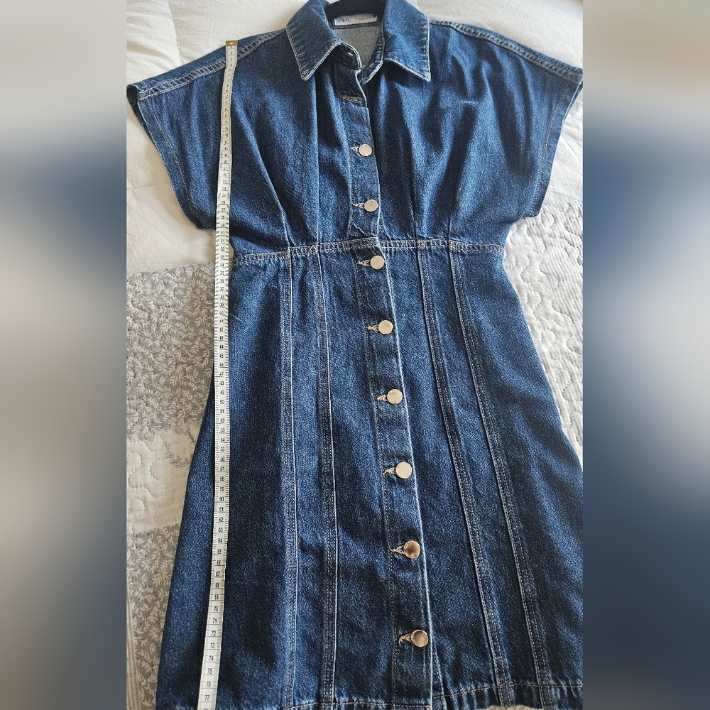 Zara Denim Dress - Picture 5 of 7